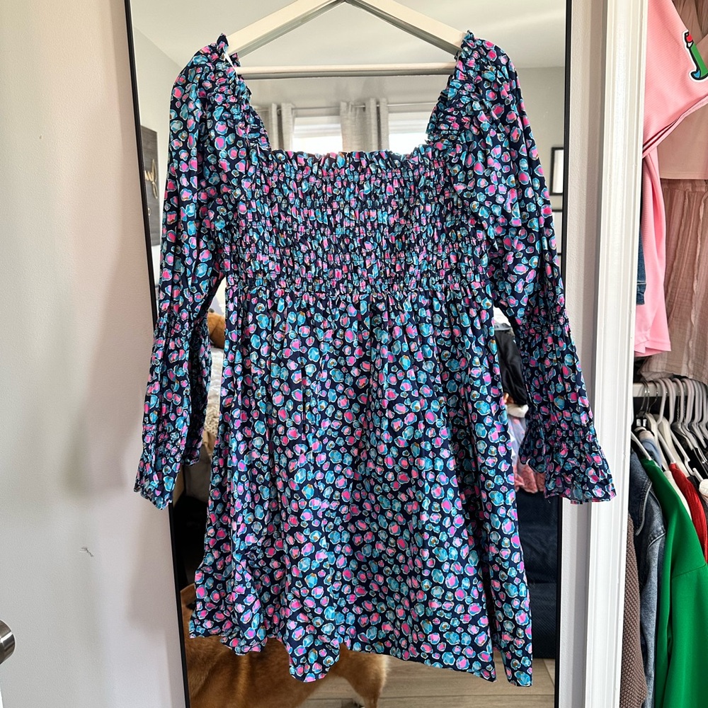 Lilly Pulitzer Kids Dress - Blue and Pink Floral